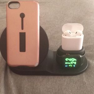 Multi-Function Charging Stand. Wireless Charging.